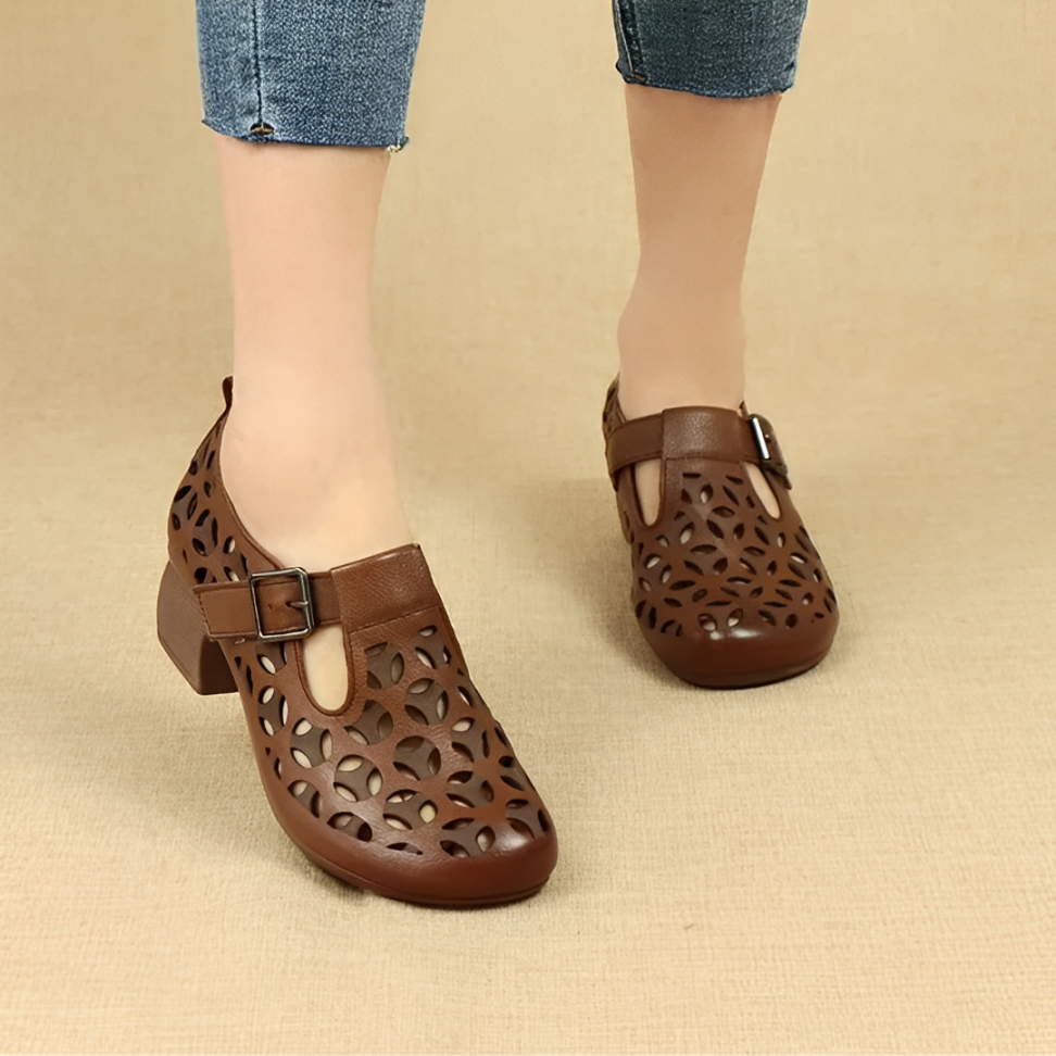 Sandália Feminina Confortável - Eliza (Edição Retrô Limitada)