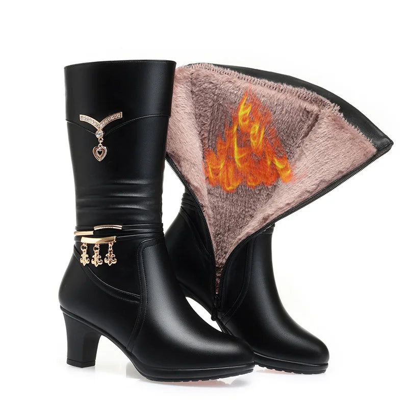 Bota de Couro Peluciada - Woody (Promoção Pré Inverno)