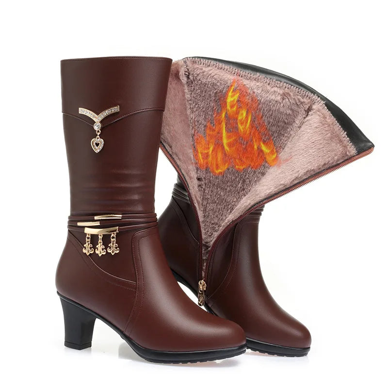 Bota de Couro Peluciada - Woody (Promoção Pré Inverno)