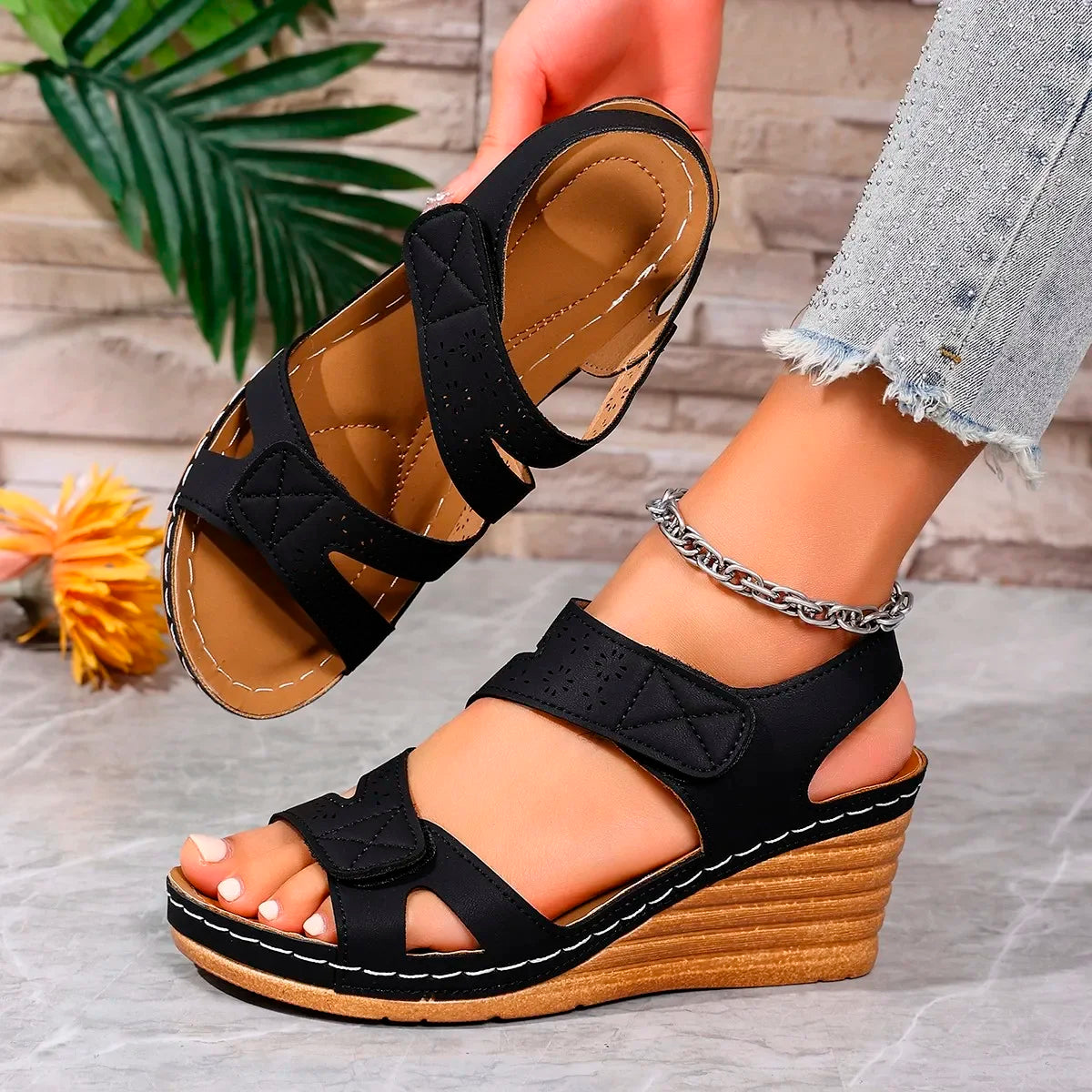 Sandá Feminina Confortável - AneBelle (Promoção Lançamento)