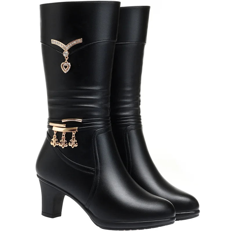 Bota de Couro Peluciada - Woody (Promoção Pré Inverno)